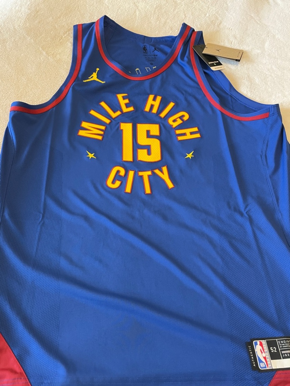 NWT Nike Statement Edition NBA Denver Nuggets Nikola Jokic Authentic Jersey XL